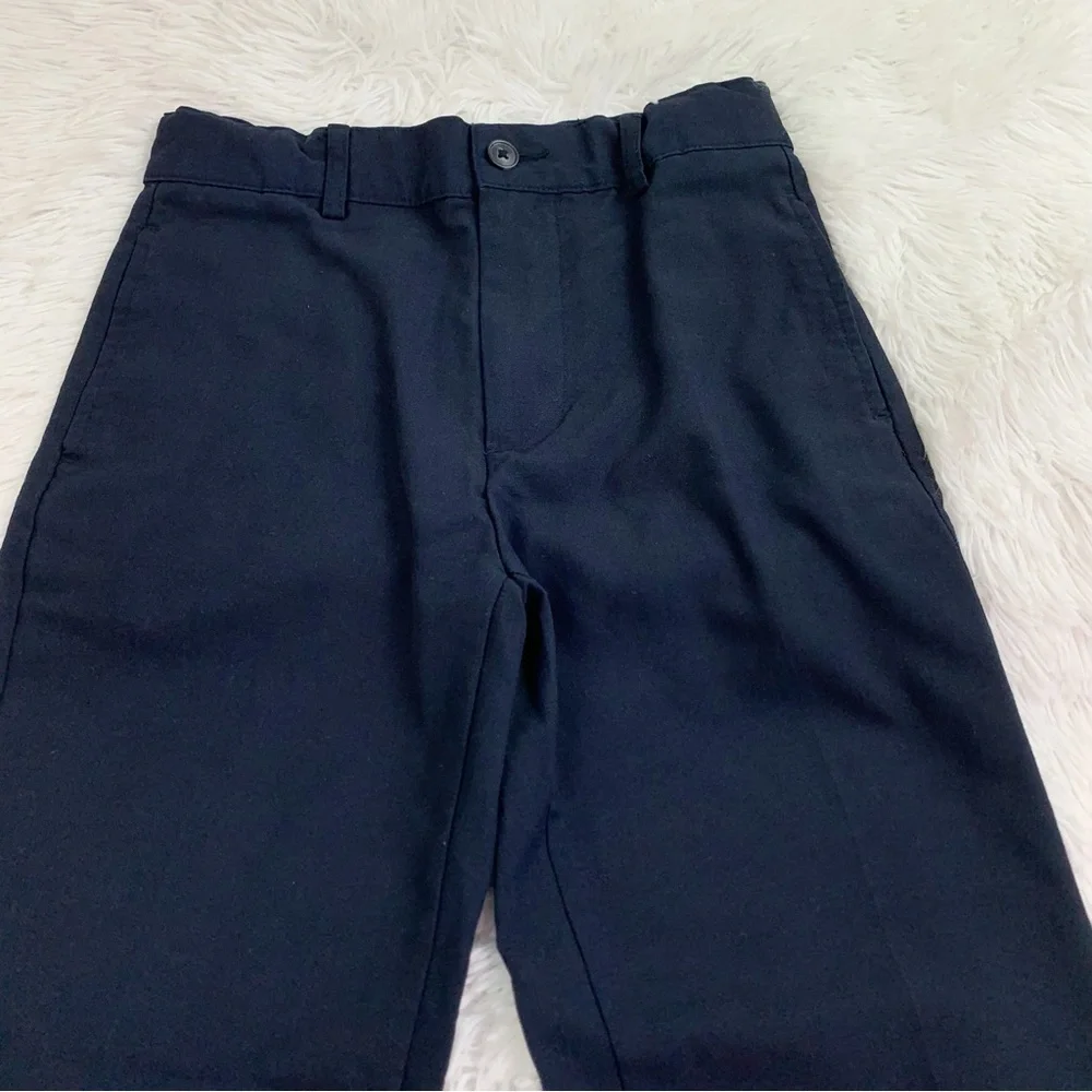 Set of 2‎ boy's size 8 navy blue dress pants adjustable waist Cat & Jack H&M